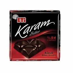 شکلات Eti Karam تلخ 54%