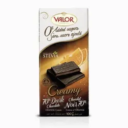 شکلات تلخ Valor با موس پرتقال بدون شکر