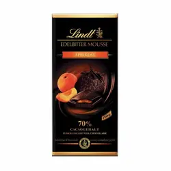 شکلات Lindt تلخ ۷۰% با طعم زردآلو