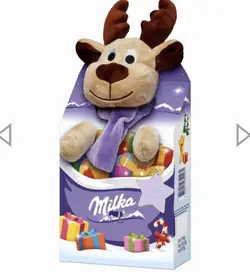 بسته کریسمس Milka گوزن