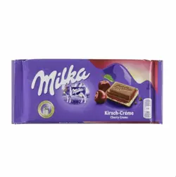 شکلات Milka با کرم گیلاس