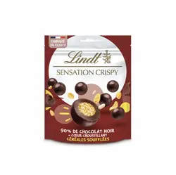 شکلات Lindt Sensation Crispy با طعم غلات شکلات تلخ