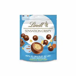 شکلات Lindt Sensation Crispy با طعم غلات شیری