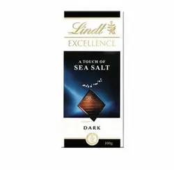 شکلات Lindt Excellence تلخ نمك دريايي