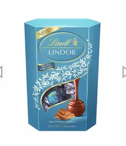 شكلات Lindt Lindor كارامل نمكي