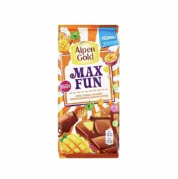 شکلات Alpen Gold Max Fun میوه های استوایی