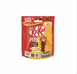 شكلات Kitkat pops بادام زميني و ذرت