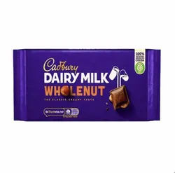 شکلات شیری cadbury فندق کامل ۲۰۰گرم