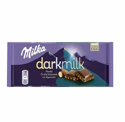 شکلات تلخ Milka با مغز بادام