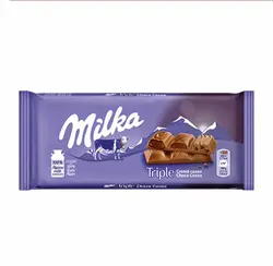 شکلات Milka تریپل کاکائو