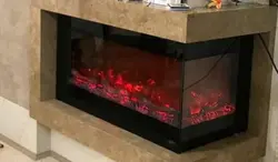 شومینه برقی ال سی دی مدرن دو طرفه