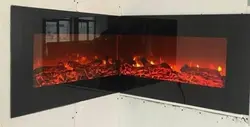 شومینه برقی ال سی دی مدرن دو طرفه
