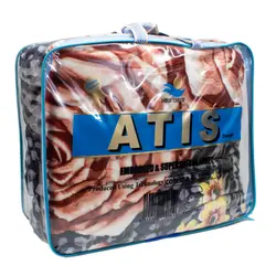 پتوی دو نفره آتیس پلان زغال سنگی