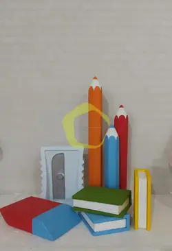 ماکت لوازم تحریر - فروشگاه پردیس فوم | قیمت ماکت لوازم تحریر