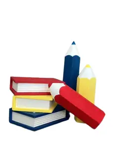 ماکت مداد و کتاب