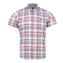 پیراهن چهارخانه آستین کوتاه مردانه