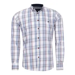 پیراهن چهارخانه آستین بلند مردانه