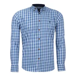 پیراهن چهارخانه آستین بلند مردانه