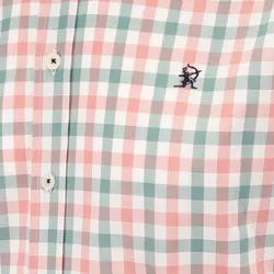 پیراهن چهارانه آستین کوتاه مردانه