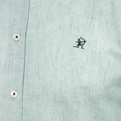 پیراهن لینن آستین کوتاه مردانه