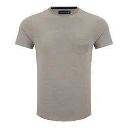 تیشرت یقه گرد جیب دار مردانه