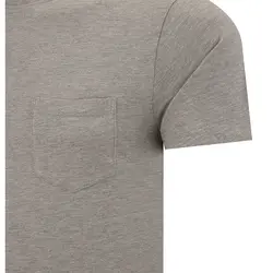 تیشرت یقه گرد جیب دار مردانه