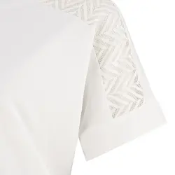 تیشرت زنانه سرشانه توری