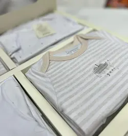 ست لباس نوزاد پسرانه 19 تکه دانالو طرح Love you