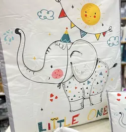 سرویس خواب نوزاد 5 تکه (فیل وخورشید)