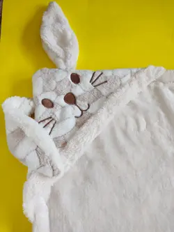 پتو خرگوشی طرح سنگی