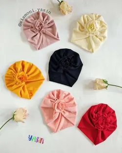 توربان حریر گلدار