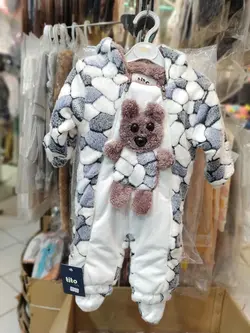 کاپشن سرهمی عروسکی طرح سنگی