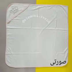 پتو کلاهدار نخی طرح تاج