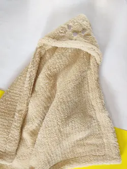 پتو دورپیچ کلاهدار پشت خرگوشی