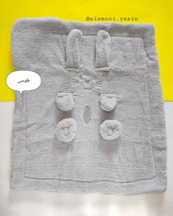 پتو دورپیچ کلاهدار پشت خرگوشی