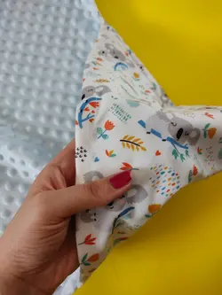 پتو دورپیچ کلاهدار طرحدار