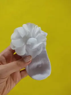 جوراب شکوفه دار برجسته مومو