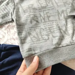 بلوز شلوار پسرانه طرح روزنامه