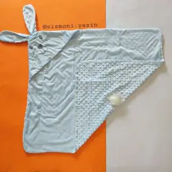 پتو خرگوشی دو رو مخمل کارامل دم دار