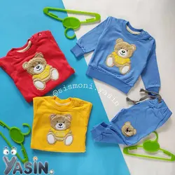 بلوز شلوار پسرانه خرسی