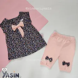 پیراهن و شلوار دخترانه - سیسمونی یاسین
