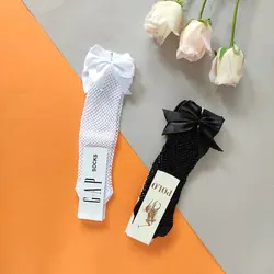 جوراب توری لانه زنبوری پاپیون دار