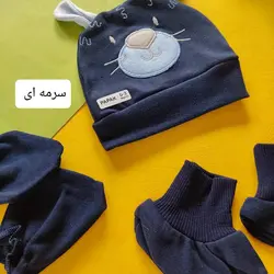 ست کلاه، دستکش و پاپوش پسرانه
