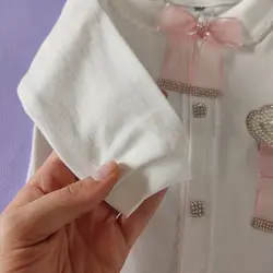 سرهمی سه تکه طرح تاج مرواریدی