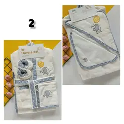 ست حوله 5 تکه توری