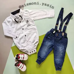 سه تکه پسرانه بادی، شلوار و ساسبند