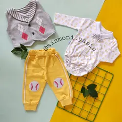 سه تکه پسرانه جلیقه، بادی، شلوار