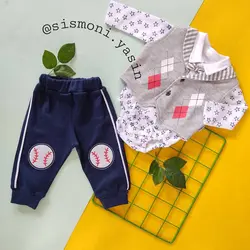 سه تکه پسرانه جلیقه، بادی، شلوار