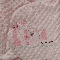 قنداق مخمل حبابی زرافه Baby tof