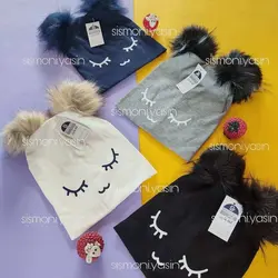 کلاه پم پم چشم شایان